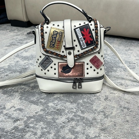 Tokyo Japan Boutique Fashion Backpack Convertible Shoulder Bag Sling Patches main image 9
